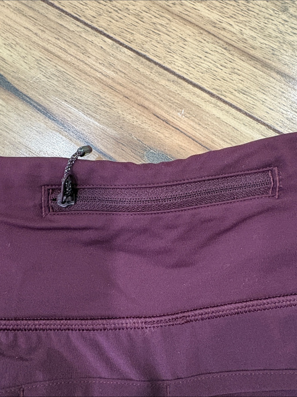 lululemon athletica Women's Deep Wine Athletic Shorts - Picture 4 of 9